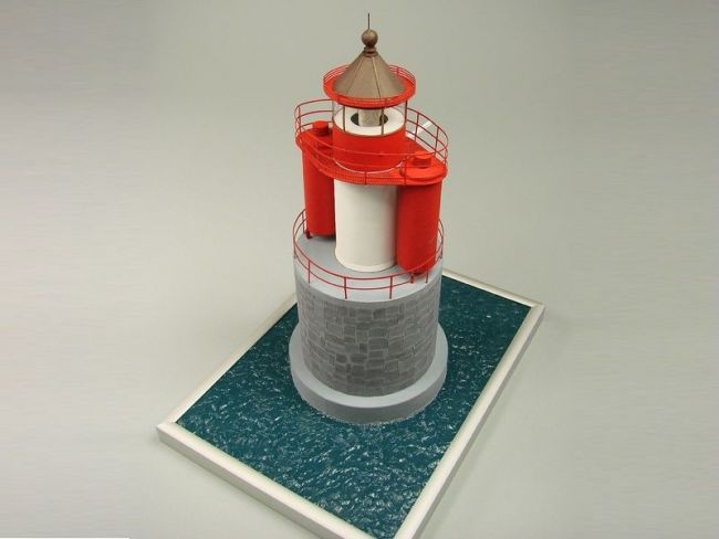 Сборная картонная модель Shipyard маяк Vierendehlgrund Lighthouse (№91), 1/72 Сборная картонная модель Shipyard маяк Vierendehlgrund Lighthouse (№91), 1/72