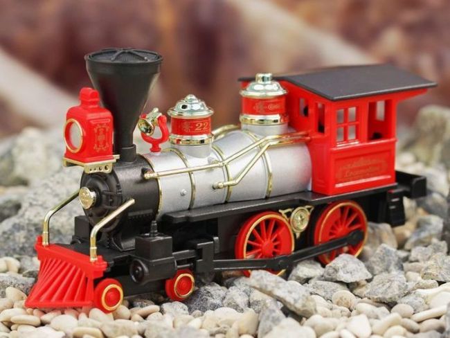 Машина Kinsmart Classic Locomotive инерция (1/6шт.) 17,5см б/к Машина Kinsmart Classic Locomotive инерция (1/6шт.) 17,5см б/к