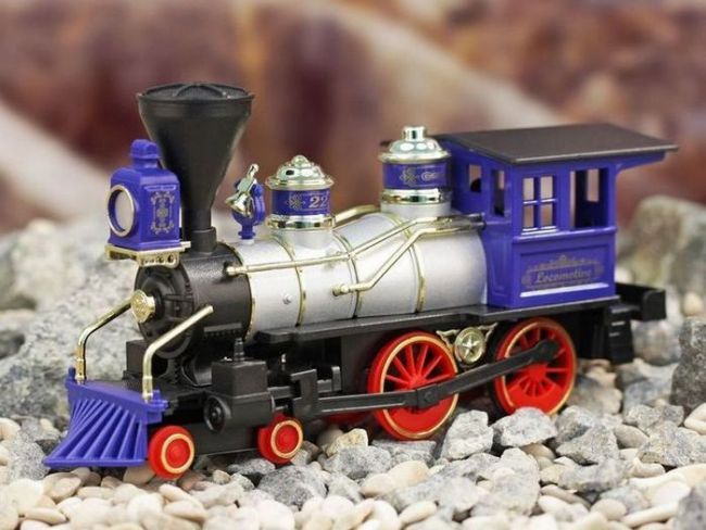 Машина Kinsmart Classic Locomotive инерция (1/6шт.) 17,5см б/к Машина Kinsmart Classic Locomotive инерция (1/6шт.) 17,5см б/к