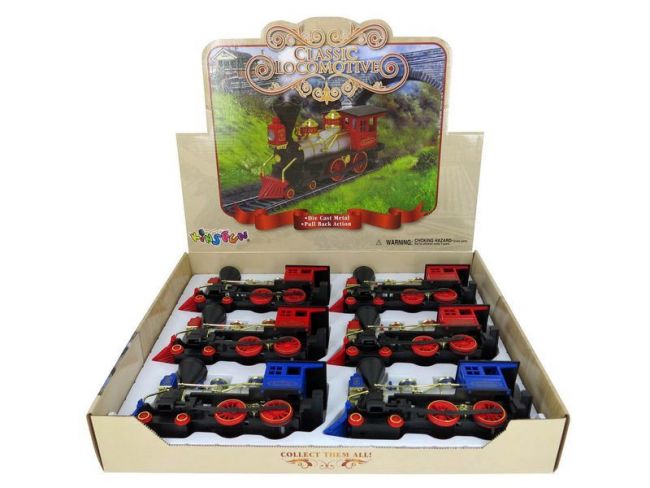 Машина Kinsmart Classic Locomotive инерция (1/6шт.) 17,5см б/к Машина Kinsmart Classic Locomotive инерция (1/6шт.) 17,5см б/к