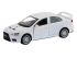 Машина "АВТОПАНОРАМА" Mitsubishi Lancer Evolution, белый, 1/41, откр. двери, в/к 17,5*12,5*6,5 см