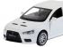 Машина "АВТОПАНОРАМА" Mitsubishi Lancer Evolution, белый, 1/41, откр. двери, в/к 17,5*12,5*6,5 см