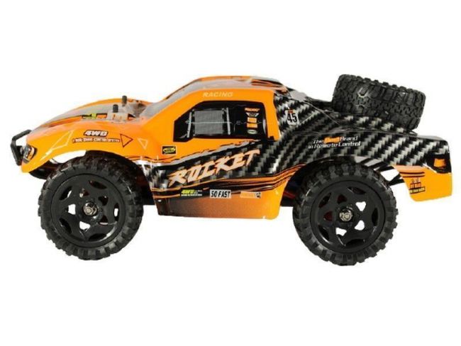 Радиоуправляемый шорт-корс Remo Hobby Rocket Brushless UPGRADE V2.0 (оранжевый) 4WD 2.4G 1/16 RTR Радиоуправляемый шорт-корс Remo Hobby Rocket Brushless UPGRADE V2.0 (оранжевый) 4WD 2.4G 1/16 RTR