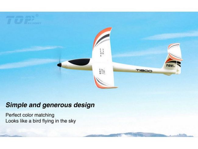 Радиоуправляемый планер Top RC T1800 (Propeller Power System) 1800мм 2.4G 4-ch LiPo RTF Радиоуправляемый планер Top RC T1800 (Propeller Power System) 1800мм 2.4G 4-ch LiPo RTF