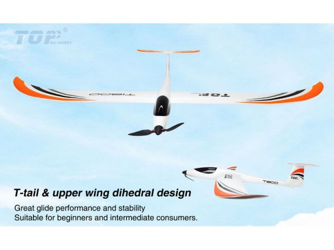 Радиоуправляемый планер Top RC T1800 (Propeller Power System) 1800мм 2.4G 4-ch LiPo RTF Радиоуправляемый планер Top RC T1800 (Propeller Power System) 1800мм 2.4G 4-ch LiPo RTF