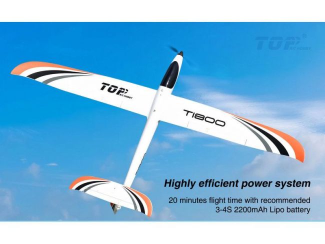 Радиоуправляемый планер Top RC T1800 (Propeller Power System) 1800мм 2.4G 4-ch LiPo RTF Радиоуправляемый планер Top RC T1800 (Propeller Power System) 1800мм 2.4G 4-ch LiPo RTF