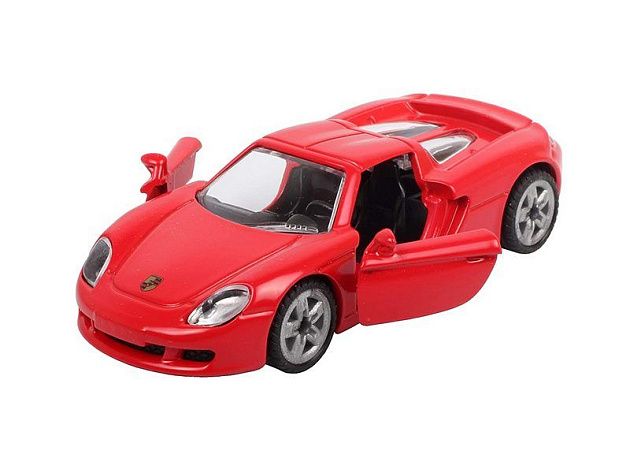 Легковой автомобиль Siku 1001 Porsche Carrera GT 1/55, 9.7 см, красный