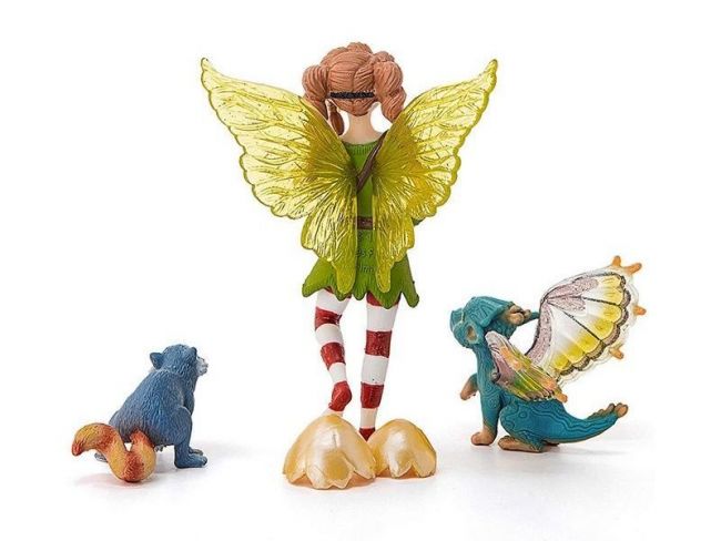 Фигурка Schleich Эльфийка Марвин с Нугуром и Пиу, MOVIE Фигурка Schleich Эльфийка Марвин с Нугуром и Пиу, MOVIE