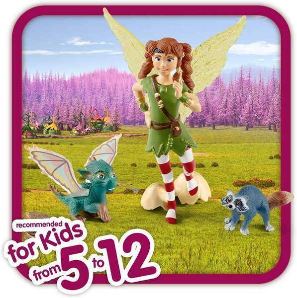Фигурка Schleich Эльфийка Марвин с Нугуром и Пиу, MOVIE Фигурка Schleich Эльфийка Марвин с Нугуром и Пиу, MOVIE
