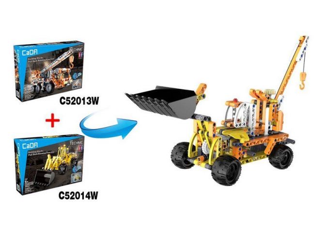 Конструктор CaDA Technic бульдозер совместим с C52013W, инерционный (213 детали) Конструктор CaDA Technic бульдозер совместим с C52013W, инерционный (213 детали)