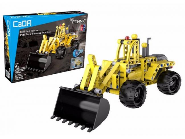 Конструктор CaDA Technic бульдозер совместим с C52013W, инерционный (213 детали) Конструктор CaDA Technic бульдозер совместим с C52013W, инерционный (213 детали)