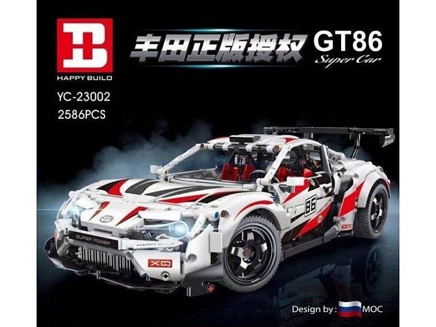 Конструктор RCM Super car GT86 (2586 деталей)