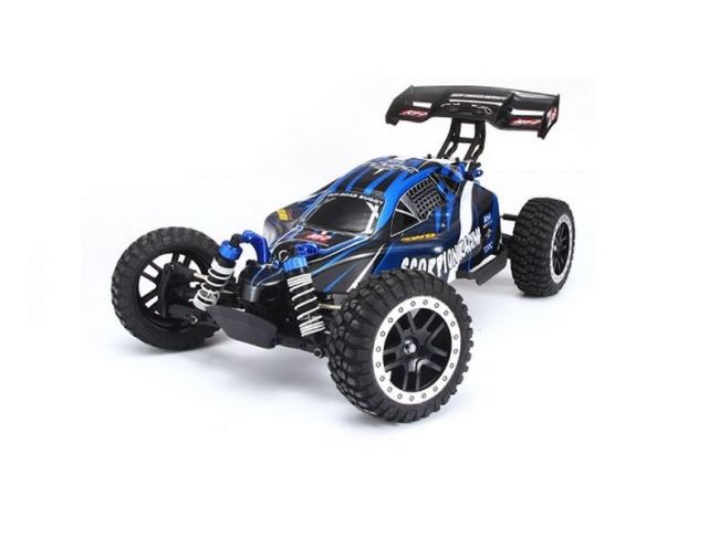 Радиоуправляемая багги Remo Hobby Scorpion (синяя) 4WD 2.4G 1/8 RTR Радиоуправляемая багги Remo Hobby Scorpion (синяя) 4WD 2.4G 1/8 RTR