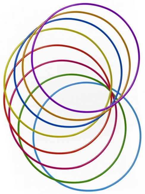 Обруч, диаметр 60 см, цвета в ассортименте
