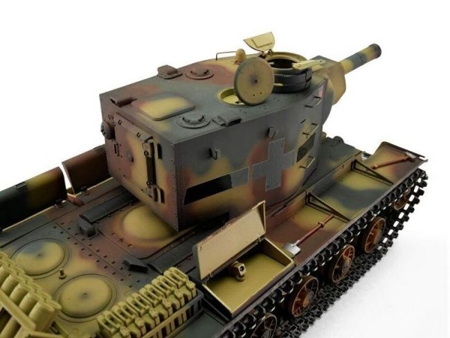 Радиоуправляемый танк Torro KV-2 1/16 откат ствола (для ИК боя), камуфляж V3.0 2.4G RTR Радиоуправляемый танк Torro KV-2 1/16 откат ствола (для ИК боя), камуфляж V3.0 2.4G RTR
