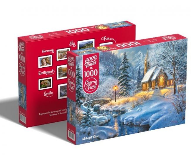 Puzzle-1000 "Морозная полночь" Cherry Pazzi