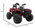 Детский квадроцикл Maverick ATV 12V 4WD - BBH-3588-4-RED