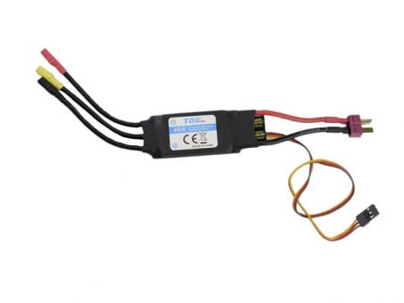 Регулятор скорости бесколлекторный 40A для самолета Top RC Riot Регулятор скорости бесколлекторный 40A для самолета Top RC Riot