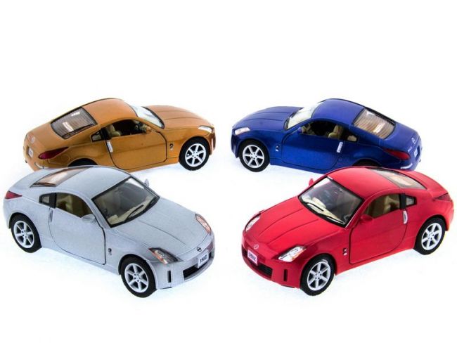 Машина Kinsmart 1:34 Nissan Fairlady 350Z инерция (1/12шт.) б/к Машина Kinsmart 1:34 Nissan Fairlady 350Z инерция (1/12шт.) б/к