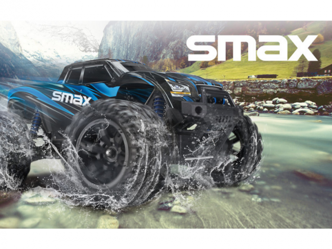 Радиоуправляемый монстр Remo Hobby SMAX (синий) 4WD 2.4G 1/16 RTR Радиоуправляемый монстр Remo Hobby SMAX (синий) 4WD 2.4G 1/16 RTR