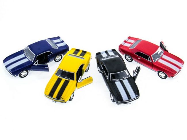 Машина Kinsmart Chevrolet Camaro Z/28 1:40 в асс. инерция (1/12шт.) б/к