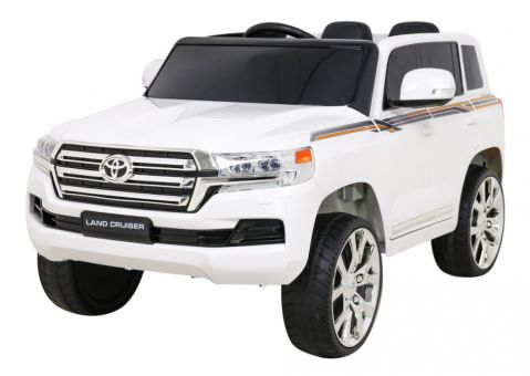 Детский электромобиль TOYOTA LAND CRUISER 12V - JJ2022-WHITE Детский электромобиль TOYOTA LAND CRUISER 12V - JJ2022-WHITE