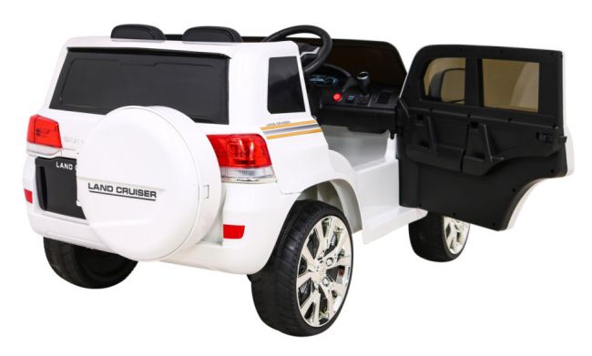 Детский электромобиль TOYOTA LAND CRUISER 12V - JJ2022-WHITE Детский электромобиль TOYOTA LAND CRUISER 12V - JJ2022-WHITE