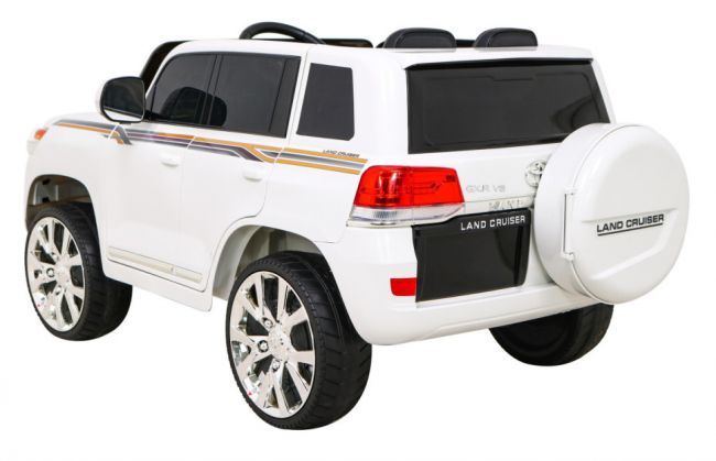 Детский электромобиль TOYOTA LAND CRUISER 12V - JJ2022-WHITE Детский электромобиль TOYOTA LAND CRUISER 12V - JJ2022-WHITE
