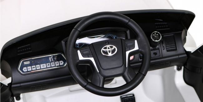 Детский электромобиль TOYOTA LAND CRUISER 12V - JJ2022-WHITE Детский электромобиль TOYOTA LAND CRUISER 12V - JJ2022-WHITE