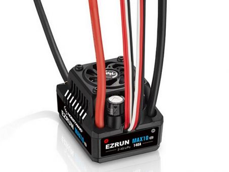 Бесколлекторный регулятор Hobbywing EZRUN MAX10 G2-140A (140A-880A, 1/10) влагозащищённый Бесколлекторный регулятор Hobbywing EZRUN MAX10 G2-140A (140A-880A, 1/10) влагозащищённый
