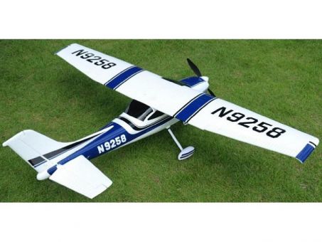 Радиоуправляемый самолет Top RC Cessna 182 500 class синяя 1410мм KIT Радиоуправляемый самолет Top RC Cessna 182 500 class синяя 1410мм KIT