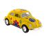 Машина Kinsmart 1967 Volkswagen Classical Beetle with printing инерция (1/12шт.) 1:32 б/к