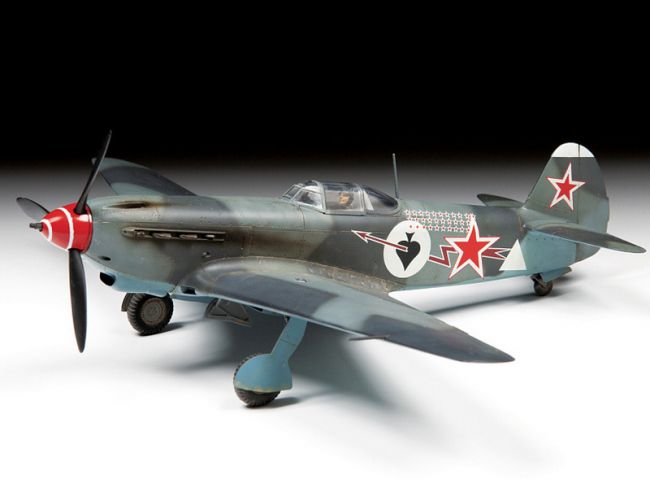 Сборная модель ZVEZDA Советский истребитель Як-9Т, 1/48