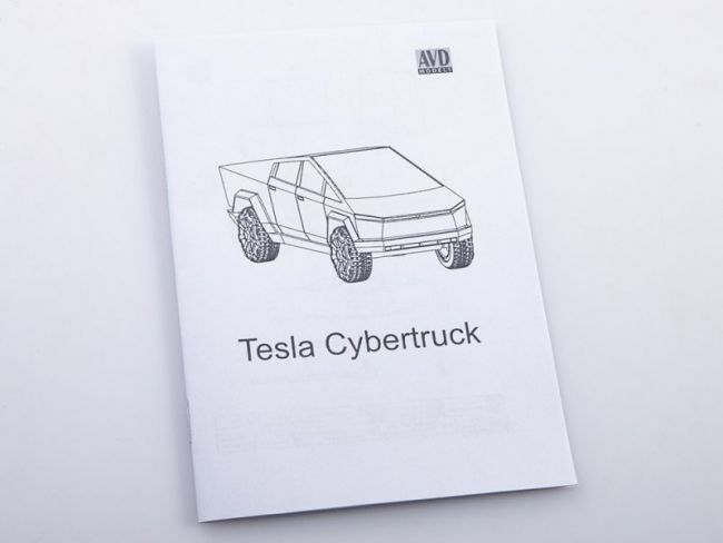 Сборная модель AVD Tesla Cybertruck, 1/43
