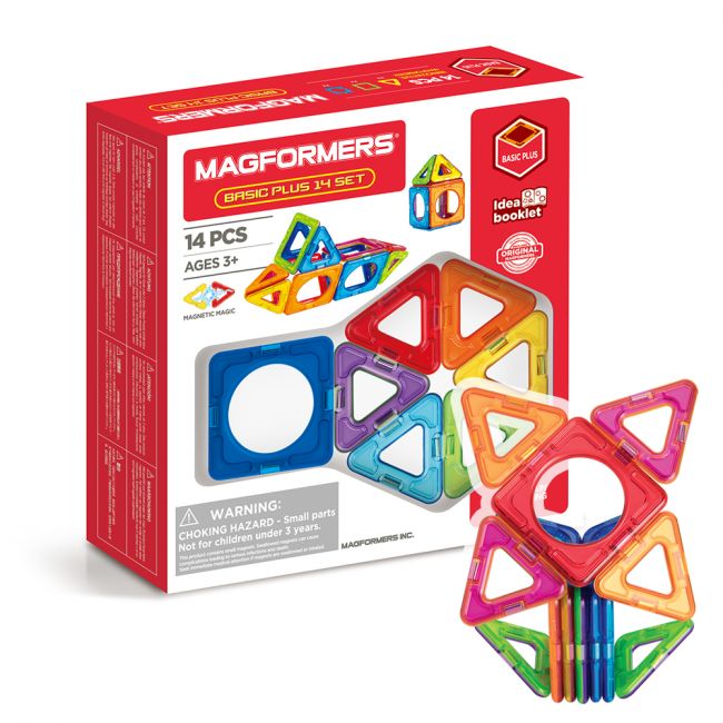 Магнитный конструктор MAGFORMERS Basic Plus set 14 дет.