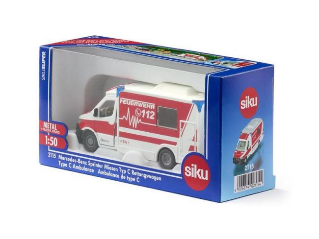 Скорая Siku 2115 Mercedes-Benz Sprinter Miesen