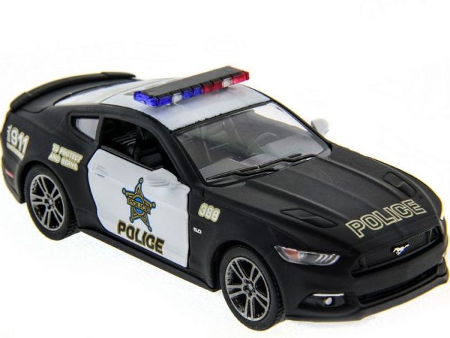 Машина Kinsmart 1:38 Ford Mustang GT 2015 (Police) инерция (1/12шт.) б/к Машина Kinsmart 1:38 Ford Mustang GT 2015 (Police) инерция (1/12шт.) б/к