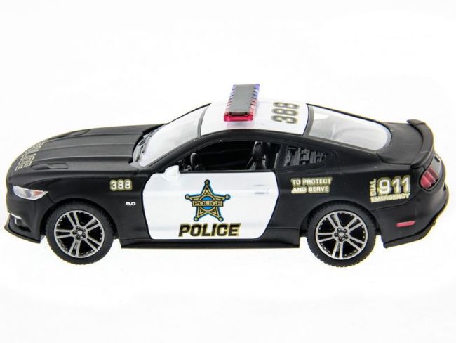 Машина Kinsmart 1:38 Ford Mustang GT 2015 (Police) инерция (1/12шт.) б/к Машина Kinsmart 1:38 Ford Mustang GT 2015 (Police) инерция (1/12шт.) б/к