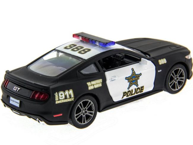 Машина Kinsmart 1:38 Ford Mustang GT 2015 (Police) инерция (1/12шт.) б/к Машина Kinsmart 1:38 Ford Mustang GT 2015 (Police) инерция (1/12шт.) б/к