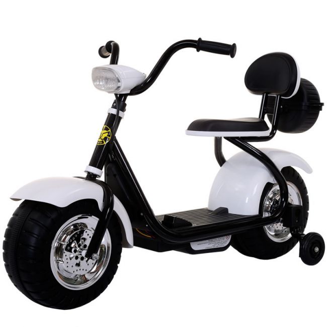 Детский электромотоцикл CityCoco - QK-306-WHITE Детский электромотоцикл CityCoco - QK-306-WHITE