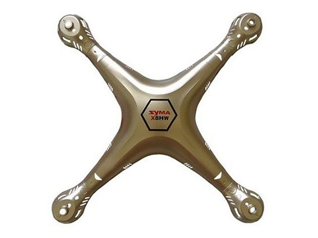 Корпус золотой для квадрокоптера Syma X8HW, X8HC Корпус золотой для квадрокоптера Syma X8HW, X8HC