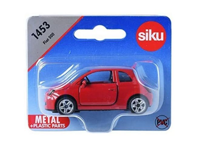 Легковой автомобиль Siku 1453 Fiat 500 1/50, 4,5 см, красный Легковой автомобиль Siku 1453 Fiat 500 1/50, 4,5 см, красный
