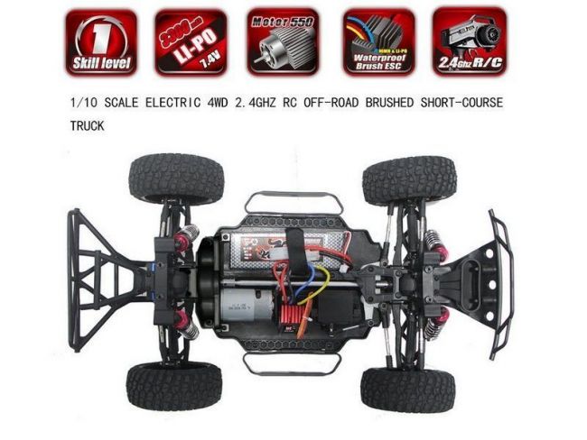 Радиоуправляемый шорт-корс Remo Hobby EX3 (красный) 4WD 2.4G 1/10 RTR Радиоуправляемый шорт-корс Remo Hobby EX3 (красный) 4WD 2.4G 1/10 RTR