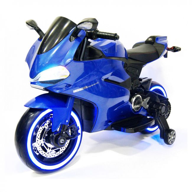 Детский электромобиль - мотоцикл Ducati Blue - SX1628-G Детский электромобиль - мотоцикл Ducati Blue - SX1628-G