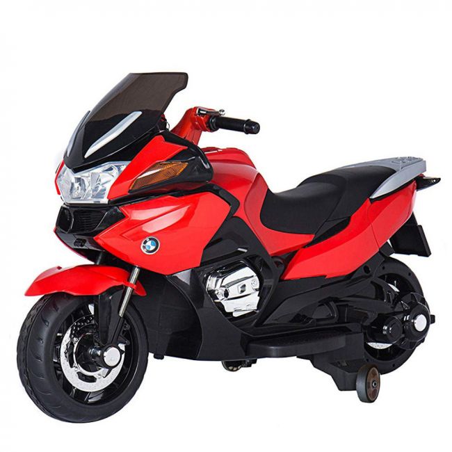 Детский электромобиль мотоцикл BMW R1200RT Red 12V - HZB-118-RED