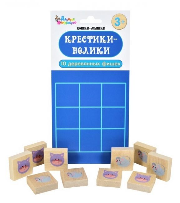 Игра настольная "Крестики-нолики. Кошки-Мышки" Игра настольная "Крестики-нолики. Кошки-Мышки"