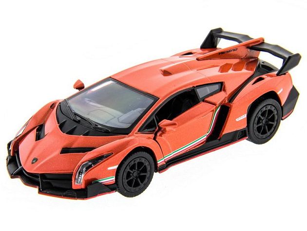 Машина Kinsmart 1:36 Lamborghini Veneno инерция б/к Машина Kinsmart 1:36 Lamborghini Veneno инерция б/к