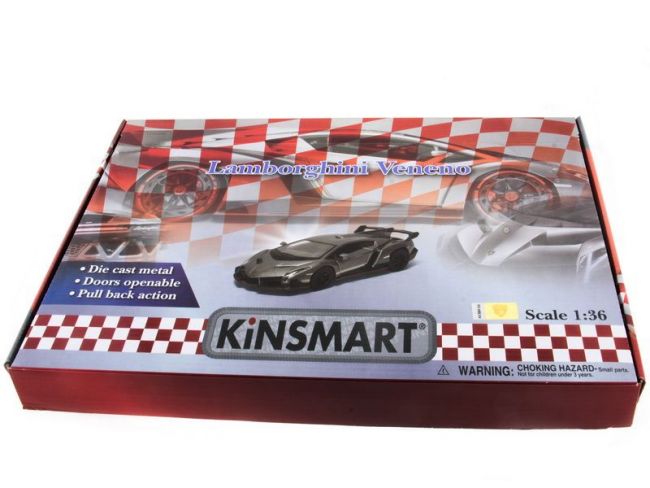 Машина Kinsmart 1:36 Lamborghini Veneno инерция б/к Машина Kinsmart 1:36 Lamborghini Veneno инерция б/к