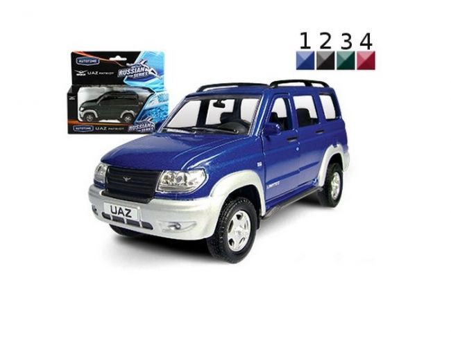 Машина Autotime "UAZ PATRIOT" гражданская 1:43 Машина Autotime "UAZ PATRIOT" гражданская 1:43