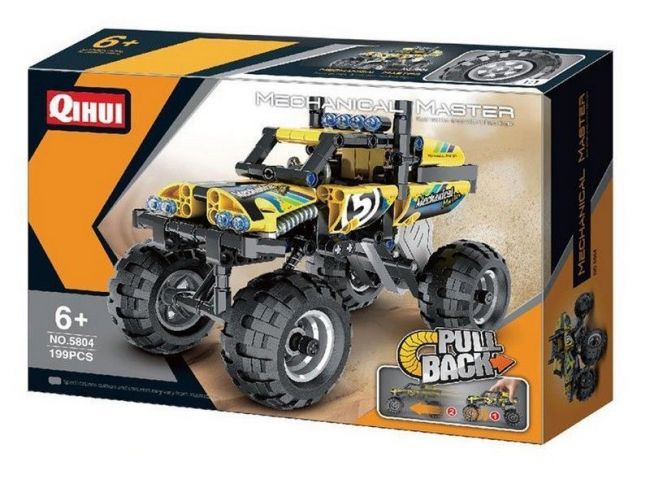 Конструктор Qihui Mechanical Master Монстр-трак Киборг совместим с QH5803, инерц. (199 деталей) Конструктор Qihui Mechanical Master Монстр-трак Киборг совместим с QH5803, инерц. (199 деталей)